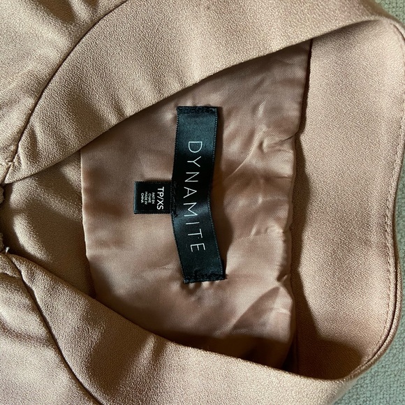 Dynamite Pink Zip up Blouse - Picture 4 of 5